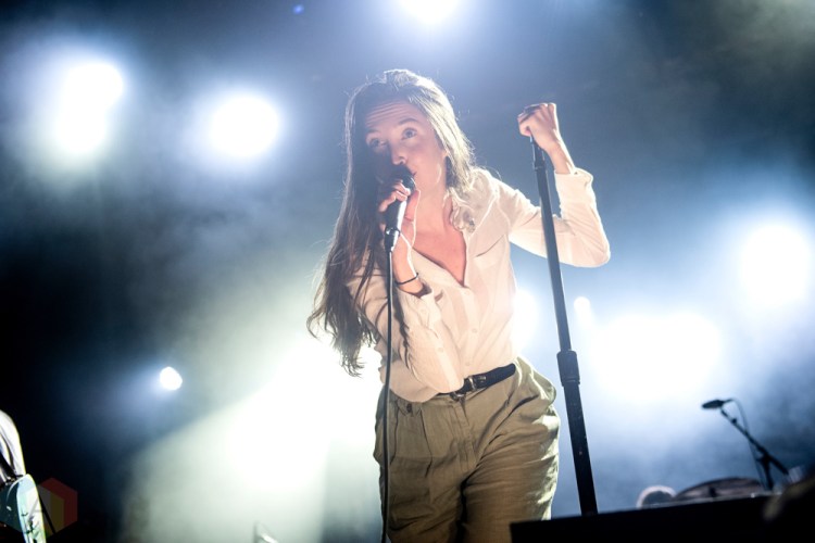 ELORA, ON - AUGUST 17: July Talk performs at Riverfest Elora in Elora, Ontario on August 17, 2018. (Photo: Morgan Harris/Aesthetic Magazine)
