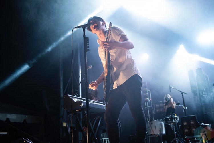 ELORA, ON - AUGUST 17: July Talk performs at Riverfest Elora in Elora, Ontario on August 17, 2018. (Photo: Morgan Harris/Aesthetic Magazine)