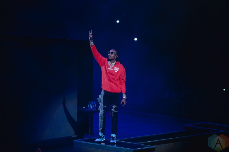 TORONTO, ON - AUGUST 21: Migos performs at Scotiabank Arena in Toronto on August 21, 2018. (Photo: Stephan Ordonez/Aesthetic Magazine)