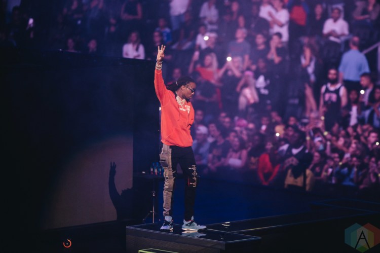 TORONTO, ON - AUGUST 21: Migos performs at Scotiabank Arena in Toronto on August 21, 2018. (Photo: Stephan Ordonez/Aesthetic Magazine)