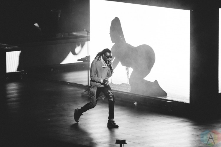 TORONTO, ON - AUGUST 21: Migos performs at Scotiabank Arena in Toronto on August 21, 2018. (Photo: Stephan Ordonez/Aesthetic Magazine)