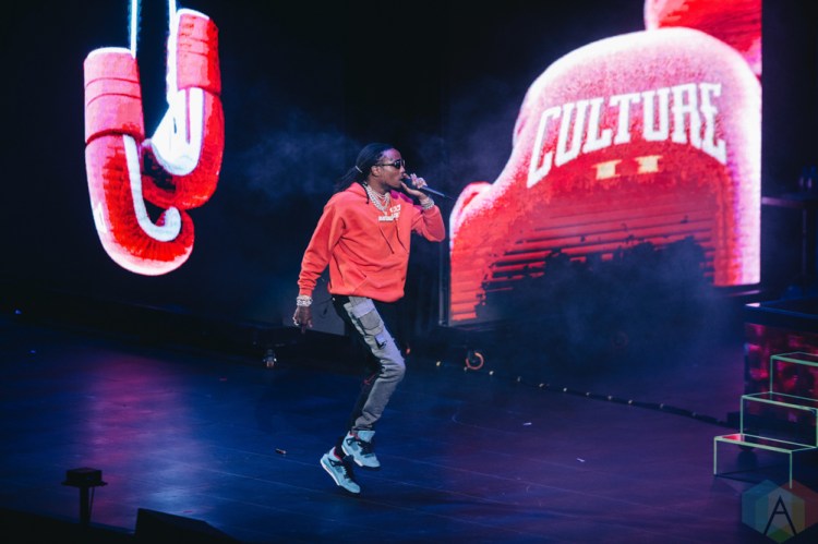 TORONTO, ON - AUGUST 21: Migos performs at Scotiabank Arena in Toronto on August 21, 2018. (Photo: Stephan Ordonez/Aesthetic Magazine)