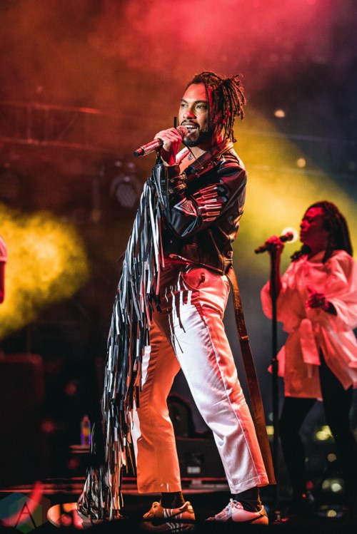 TORONTO, ON - AUGUST 26: MIguel performs at Echo Beach in Toronto on August 26, 2018. (Photo: Anton Mak/Aesthetic Magazine)