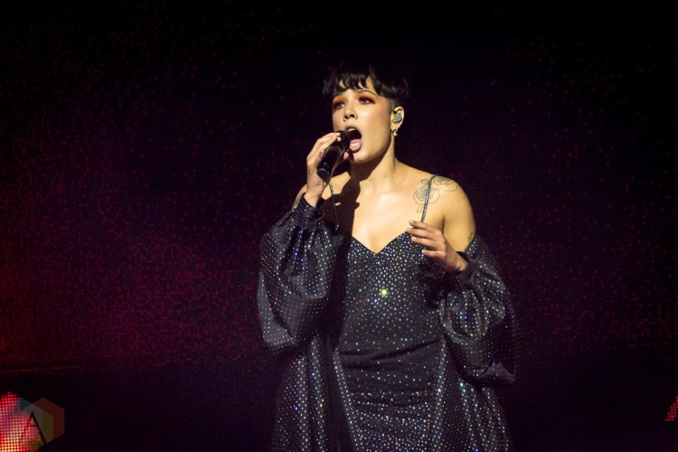 TORONTO, ON - AUGUST 26: Halsey performs at iHeartRadio MMVAs in Toronto, Ontario on August 26, 2018. (Photo: Angelo Marchini/Aesthetic Magazine)