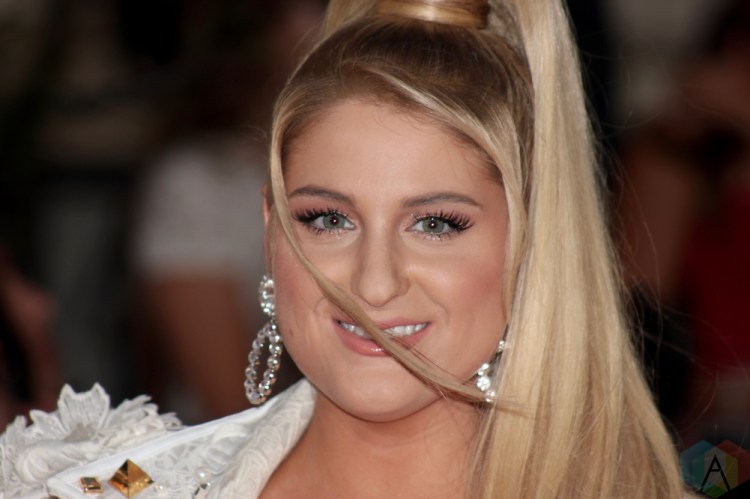 TORONTO, ON - AUGUST 26: Meghan Trainor attends iHeartRadio MMVAS red carpet in Toronto, Ontario on August 26, 2018. (Photo: Curtis Sindrey/Aesthetic Magazine)
