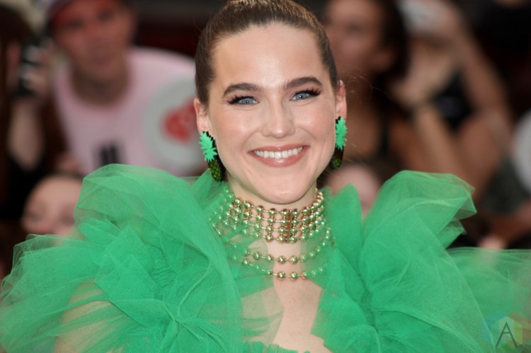 TORONTO, ON - AUGUST 26: Sofi Tukker attends iHeartRadio MMVAs red carpet in Toronto, Ontario on August 26, 2018. (Photo: Curtis Sindrey/Aesthetic Magazine)