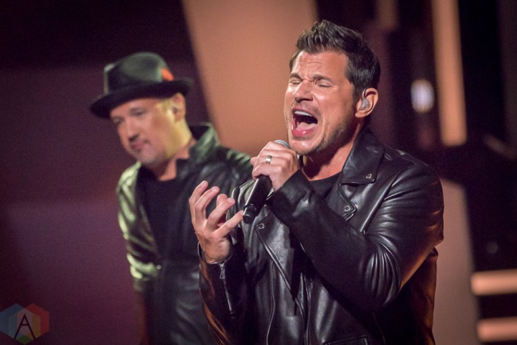 TORONTO, ON - AUGUST 26: 98 Degrees performs at iHeartRadio MMVAs in Toronto, Ontario on August 26, 2018. (Photo: Angelo Marchini/Aesthetic Magazine)