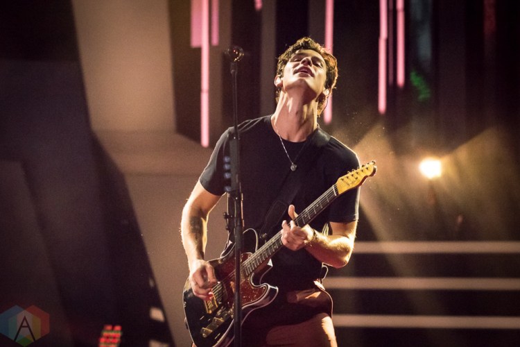 TORONTO, ON - AUGUST 26: Shawn Mendes performs at iHeartRadio MMVAs in Toronto, Ontario on August 26, 2018. (Photo: Angelo Marchini/Aesthetic Magazine)