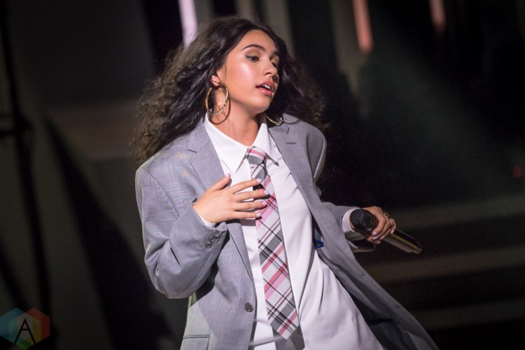 TORONTO, ON - AUGUST 26: Alessia Cara performs at iHeartRadio MMVAs in Toronto, Ontario on August 26, 2018. (Photo: Angelo Marchini/Aesthetic Magazine)