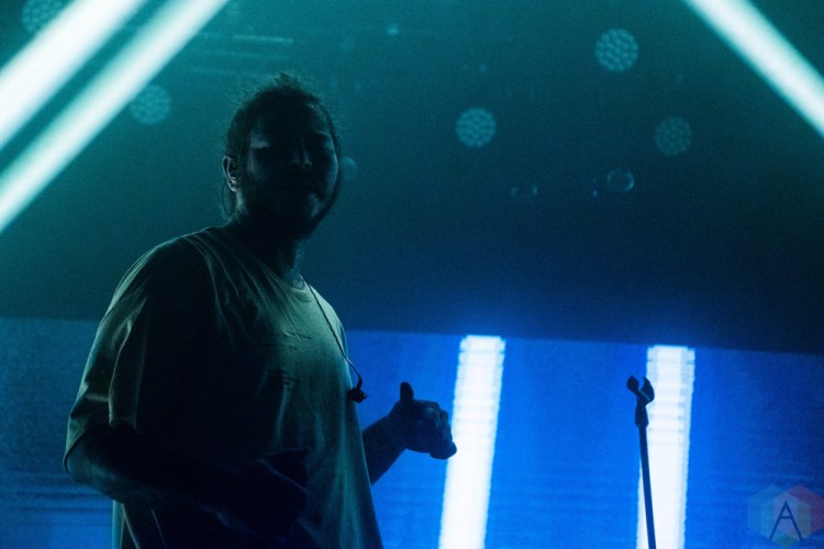 TORONTO, ON - AUGUST 06: Post Malone performs at The Mod Club in Toronto on August 06, 2018. (Photo: Morgan Hotston/Aesthetic Magazine)
