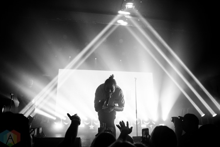 TORONTO, ON - AUGUST 06: Post Malone performs at The Mod Club in Toronto on August 06, 2018. (Photo: Morgan Hotston/Aesthetic Magazine)