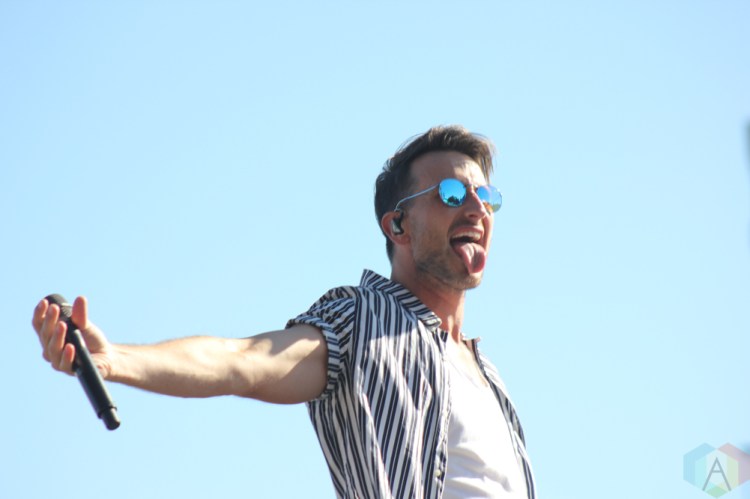 ORO-MEDONTE, ON - AUGUST 10: Russell Dickerson performs at Boots And Hearts Music Festival at Burl's Creek in Oro-Medonte, ON on August 10, 2018. (Photo: Curtis Sindrey/Aesthetic Magazine)