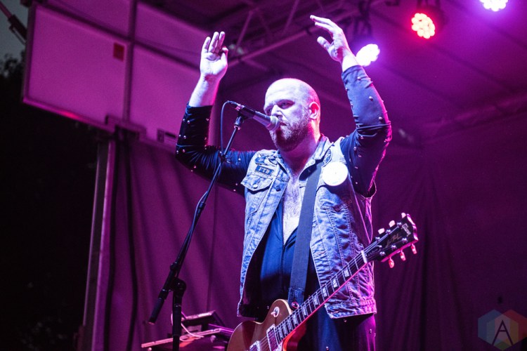 ELORA, ON - AUGUST 18: Sam Coffey And The Iron Lungs perform at Riverfest Elora in Elora, Ontario on August 18, 2018. (Photo: Morgan Harris/Aesthetic Magazine)