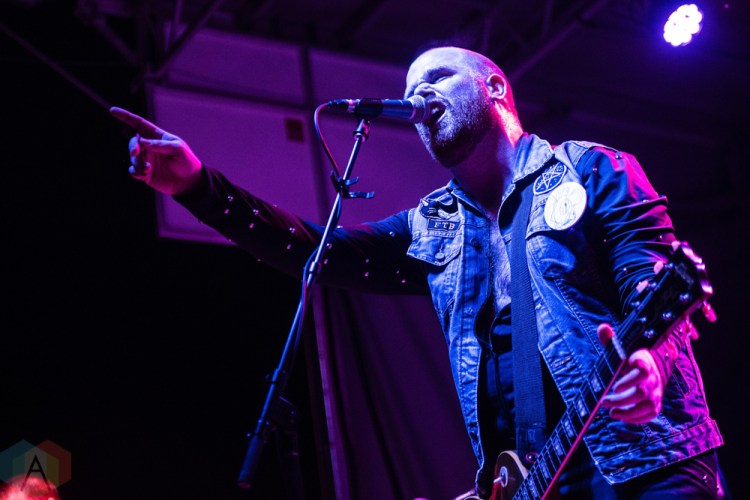 ELORA, ON - AUGUST 18: Sam Coffey And The Iron Lungs perform at Riverfest Elora in Elora, Ontario on August 18, 2018. (Photo: Morgan Harris/Aesthetic Magazine)