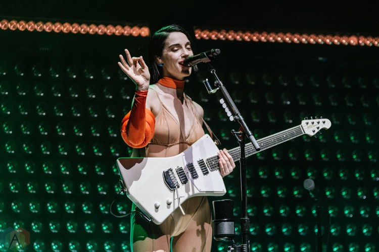 TORONTO, ON - JULY 31: St. Vincent performs at Sony Centre in Toronto on July 31, 2018. (Photo: Jenna Hum/Aesthetic Magazine)