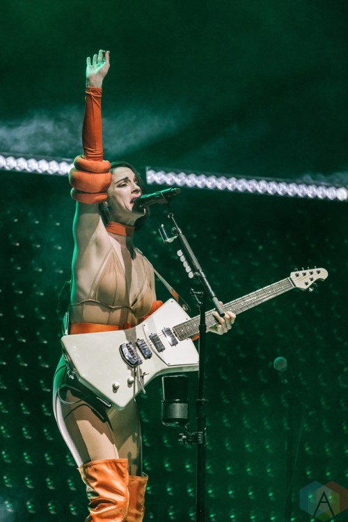 TORONTO, ON - JULY 31: St. Vincent performs at Sony Centre in Toronto on July 31, 2018. (Photo: Jenna Hum/Aesthetic Magazine)
