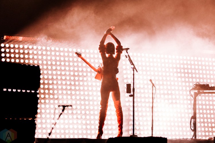 TORONTO, ON - JULY 31: St. Vincent performs at Sony Centre in Toronto on July 31, 2018. (Photo: Jenna Hum/Aesthetic Magazine)