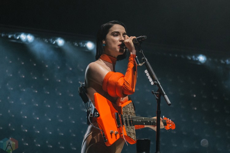 TORONTO, ON - JULY 31: St. Vincent performs at Sony Centre in Toronto on July 31, 2018. (Photo: Jenna Hum/Aesthetic Magazine)
