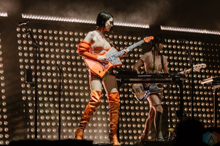 TORONTO, ON - JULY 31: St. Vincent performs at Sony Centre in Toronto on July 31, 2018. (Photo: Jenna Hum/Aesthetic Magazine)