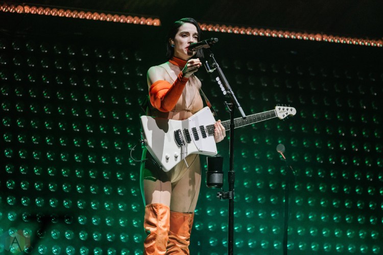 TORONTO, ON - JULY 31: St. Vincent performs at Sony Centre in Toronto on July 31, 2018. (Photo: Jenna Hum/Aesthetic Magazine)