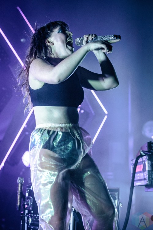 TORONTO, ON - JULY 31: Sylvan Esso performs at Danforth Music Hall in Toronto on July 31, 2018. (Photo: David McDonald/Aesthetic Magazine)