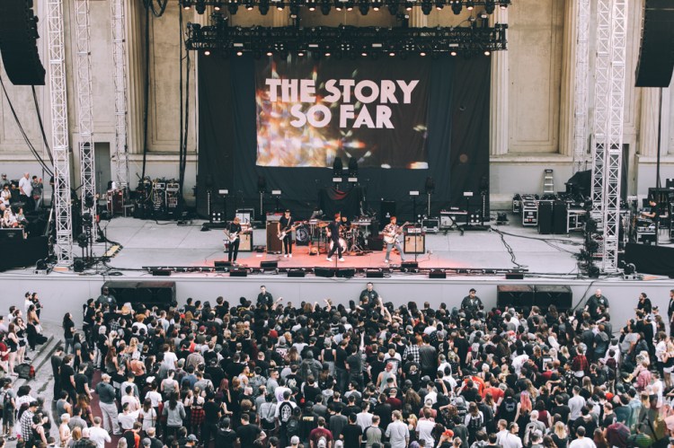 BERKELEY, CA - The Story So Far performs at Greek Theatre in Berkeley, California on August 09, 2018. (Photo: Kyle Simmons/Aesthetic Magazine)