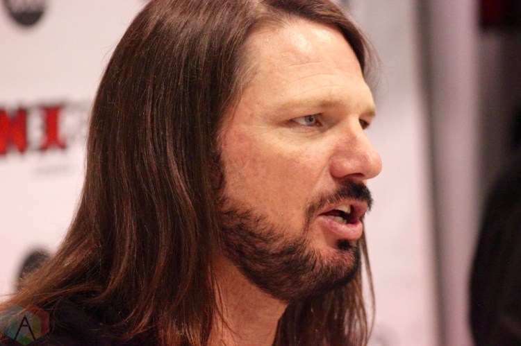TORONTO, ON - AUGUST 30: WWE superstar AJ Styles attends Fan Expo at Metro Toronto Convention Centre in Toronto, Ontario on August 30, 2018. (Photo: Curtis Sindrey/Aesthetic Magazine)