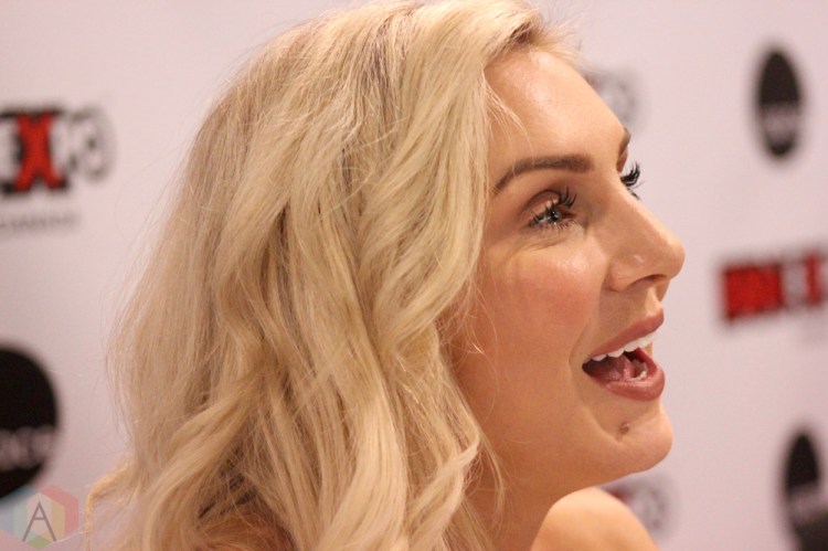 TORONTO, ON - AUGUST 30: WWE superstar Charlotte Flair attends Fan Expo at Metro Toronto Convention Centre in Toronto, Ontario on August 30, 2018. (Photo: Curtis Sindrey/Aesthetic Magazine)