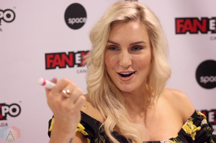 TORONTO, ON - AUGUST 30: WWE superstar Charlotte Flair attends Fan Expo at Metro Toronto Convention Centre in Toronto, Ontario on August 30, 2018. (Photo: Curtis Sindrey/Aesthetic Magazine)