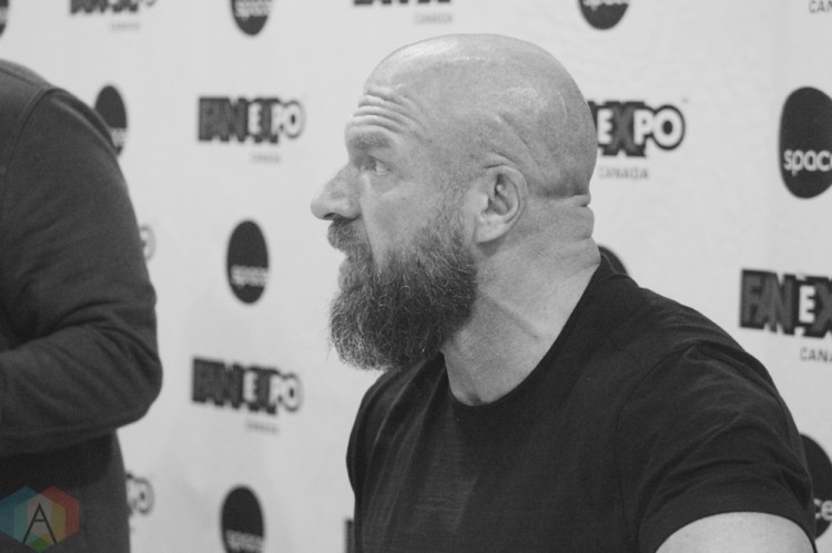 TORONTO, ON - AUGUST 30: WWE superstar Triple H attends Fan Expo at Metro Toronto Convention Centre in Toronto, Ontario on August 30, 2018. (Photo: Curtis Sindrey/Aesthetic Magazine)