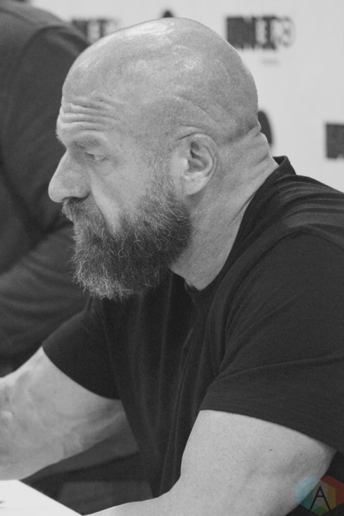 TORONTO, ON - AUGUST 30: WWE superstar Triple H attends Fan Expo at Metro Toronto Convention Centre in Toronto, Ontario on August 30, 2018. (Photo: Curtis Sindrey/Aesthetic Magazine)