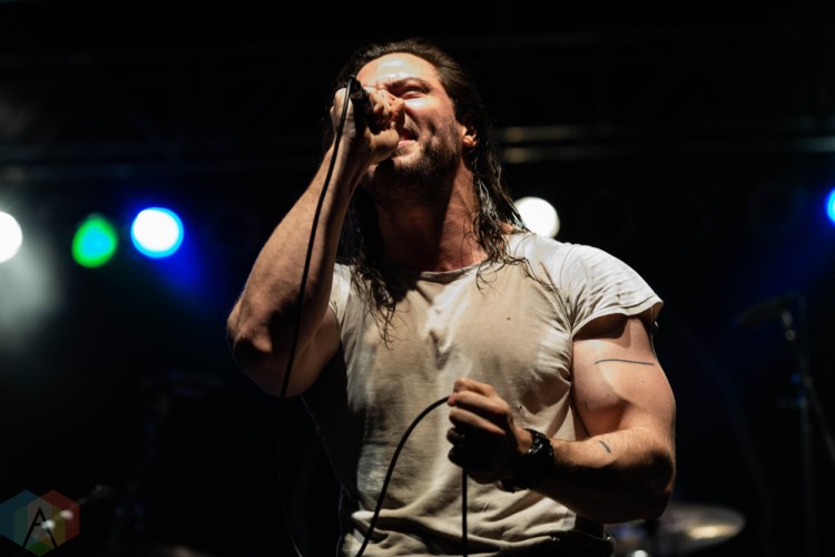 CHICAGO, IL - SEPTEMBER 15: Andrew WK performs at Riot Fest at Douglas Park in Chicago on September 15, 2018. (Photo: Katie Kuropas/Aesthetic Magazine)