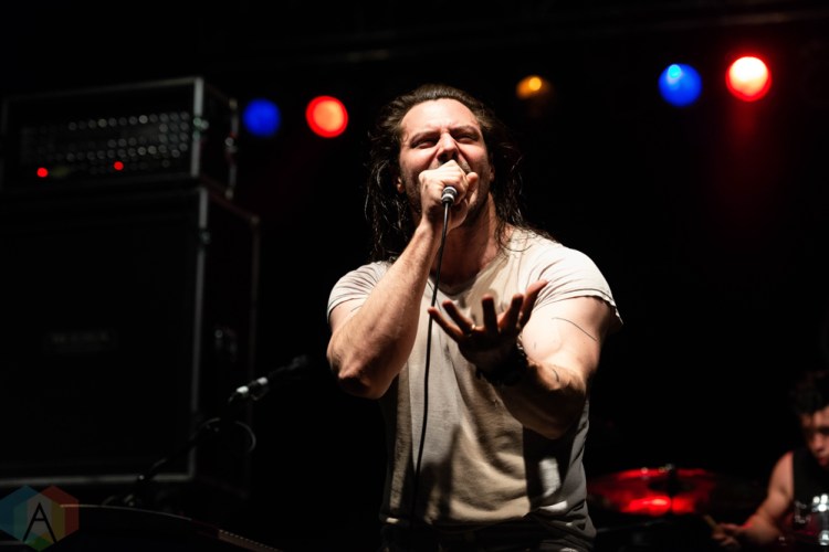 CHICAGO, IL - SEPTEMBER 15: Andrew WK performs at Riot Fest at Douglas Park in Chicago on September 15, 2018. (Photo: Katie Kuropas/Aesthetic Magazine)