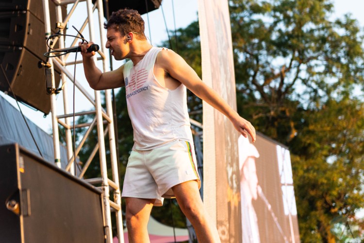 CHICAGO, IL – SEPTEMBER 14: Bleachers performs at Riot Fest at Douglas Park in Chicago on September 14, 2018. (Photo: Katie Kuropas/Aesthetic Magazine)