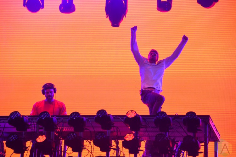 SEATTLE, WA - AUGUST 31: The Chainsmokers perform at Bumbershoot Music Festival in Seattle, Washington on August 31, 2018. (Photo: Matt Harding/Aesthetic Magazine)