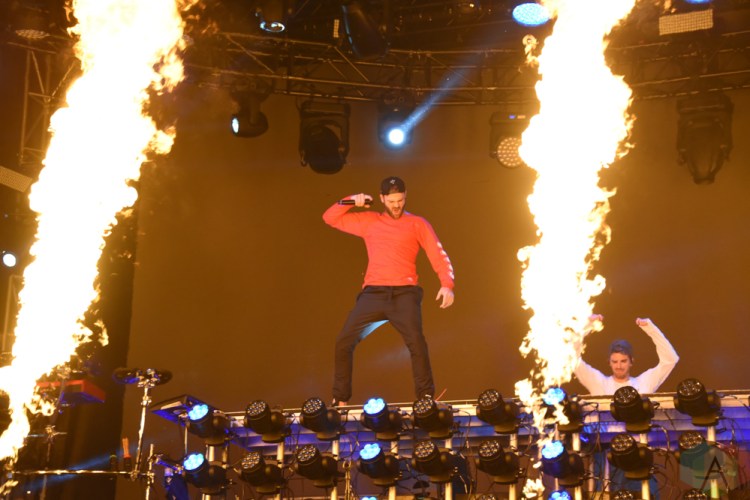 SEATTLE, WA - AUGUST 31: The Chainsmokers perform at Bumbershoot Music Festival in Seattle, Washington on August 31, 2018. (Photo: Matt Harding/Aesthetic Magazine)