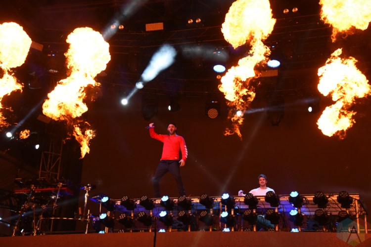 SEATTLE, WA - AUGUST 31: The Chainsmokers perform at Bumbershoot Music Festival in Seattle, Washington on August 31, 2018. (Photo: Matt Harding/Aesthetic Magazine)