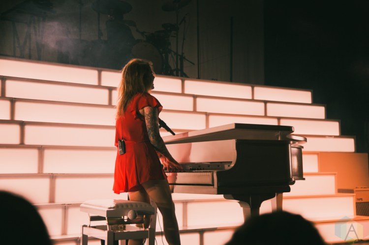 TORONTO, ON - SEPTEMBER 20: Coeur de Pirate performs at Danforth Music Hall in Toronto on September 20, 2018. (Photo: Sarah McNeil/Aesthetic Magazine)