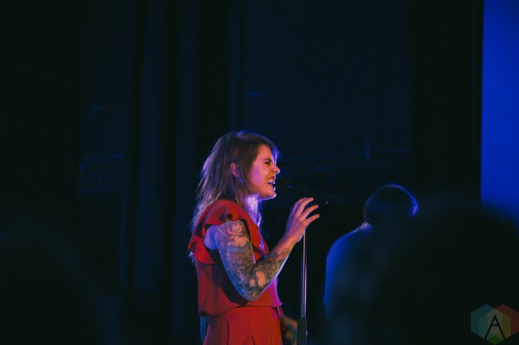 TORONTO, ON - SEPTEMBER 20: Coeur de Pirate performs at Danforth Music Hall in Toronto on September 20, 2018. (Photo: Sarah McNeil/Aesthetic Magazine)