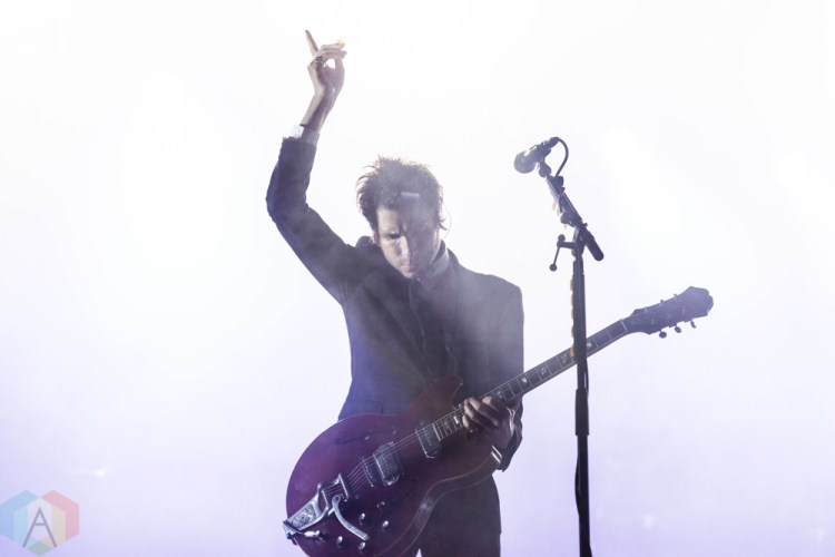 CHICAGO, IL - SEPTEMBER 15: Interpol performs at Riot Fest at Douglas Park in Chicago on September 15, 2018. (Photo: Katie Kuropas/Aesthetic Magazine)