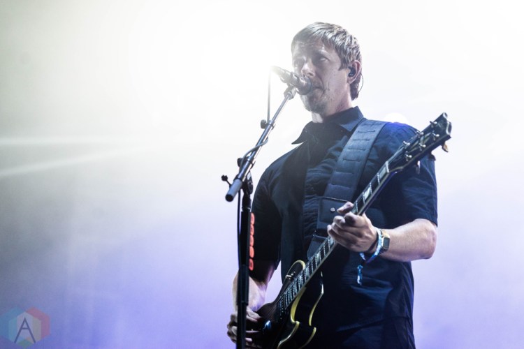 CHICAGO, IL - SEPTEMBER 15: Interpol performs at Riot Fest at Douglas Park in Chicago on September 15, 2018. (Photo: Katie Kuropas/Aesthetic Magazine)