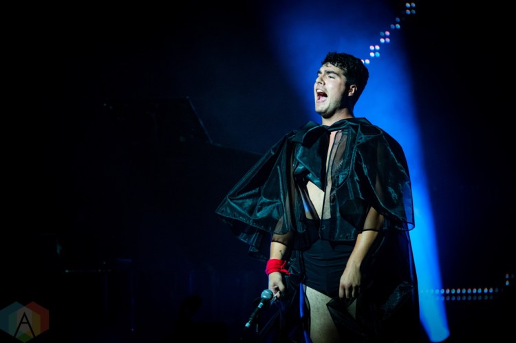 TORONTO, ON - SEPTEMBER 17: Jeremy Dutcher performs at Polaris Prize gala at the Carlu in Toronto, Ontario on September 17, 2018. (Photo: Brendan Albert/Aesthetic Magazine)