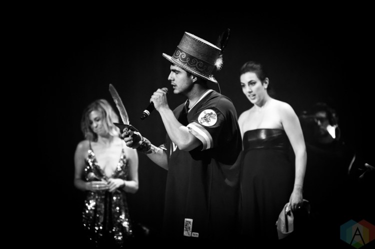 TORONTO, ON - SEPTEMBER 17: Jeremy Dutcher appears at Polaris Prize gala at the Carlu in Toronto, Ontario on September 17, 2018. (Photo: Brendan Albert/Aesthetic Magazine)