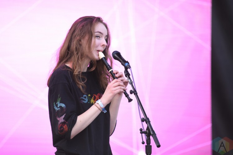 SEATTLE, WA - AUGUST 31: Let's Eat Grandma performs at Bumbershoot Music Festival in Seattle, Washington on August 31, 2018. (Photo: Matt Harding/Aesthetic Magazine)