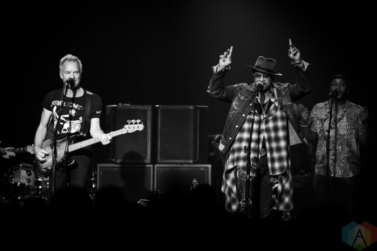 TORONTO, ON - SEPTEMBER 28: Sting & Shaggy perform at Phoenix Concert Theatre in Toronto, Ontario on September 28, 2018. (Photo: Brendan Albert/Aesthetic Magazine)