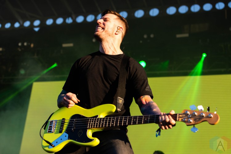 CHICAGO, IL - SEPTEMBER 16: Underoath performs at Riot Fest at Douglas Park in Chicago on September 16, 2018. (Photo: Katie Kuropas/Aesthetic Magazine)