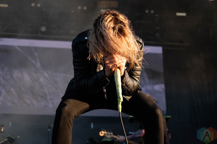 CHICAGO, IL - SEPTEMBER 16: Underoath performs at Riot Fest at Douglas Park in Chicago on September 16, 2018. (Photo: Katie Kuropas/Aesthetic Magazine)
