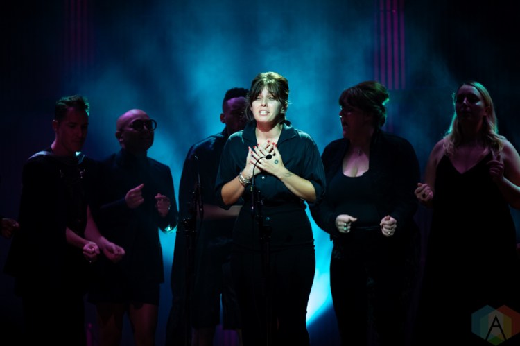 TORONTO, ON - SEPTEMBER 17: US Girls performs at Polaris Prize gala at the Carlu in Toronto, Ontario on September 17, 2018. (Photo: Brendan Albert/Aesthetic Magazine)