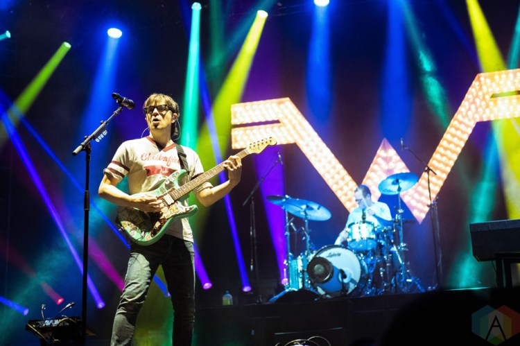 CHICAGO, IL – SEPTEMBER 14: Weezer performs at Riot Fest at Douglas Park in Chicago on September 14, 2018. (Photo: Katie Kuropas/Aesthetic Magazine)