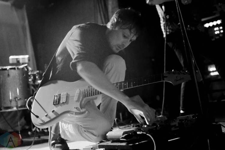 TORONTO, ON - OCTOBER 09: Django Django performs at Lee's Palace in Toronto on October 09, 2018. (Photo: Morgan Harris/Aesthetic Magazine)